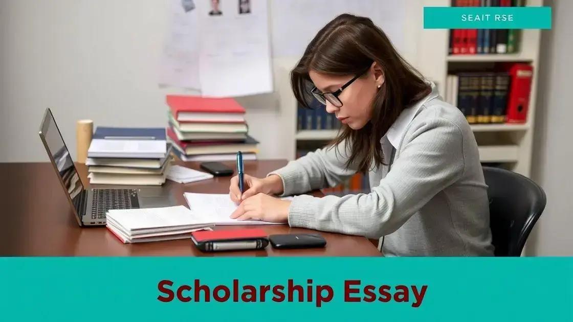 Tips for writing a winning scholarship essay