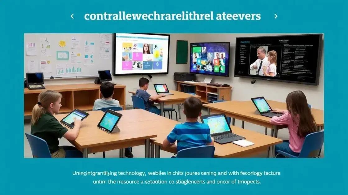 Integrating technology in K-12 education