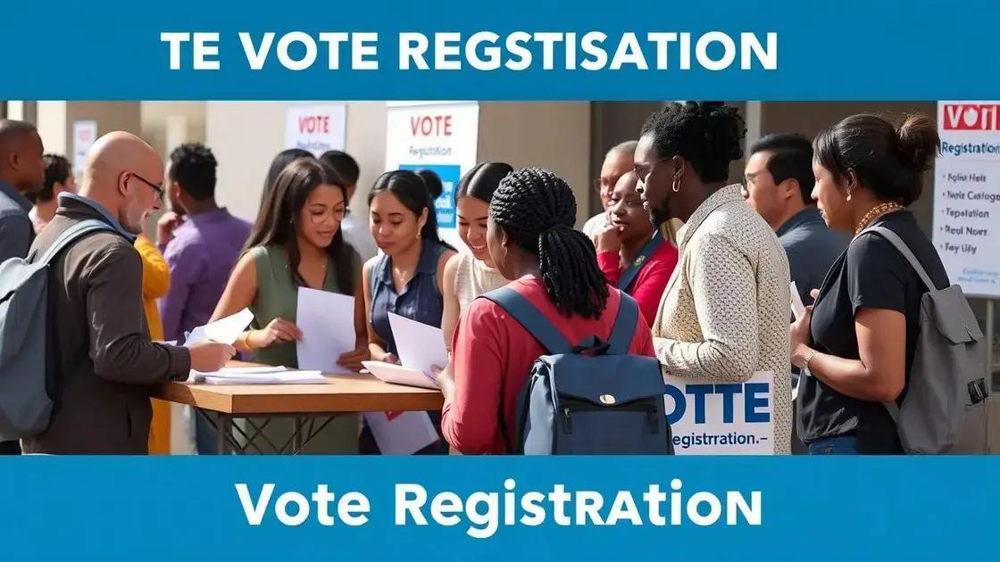 Impacts on voter registration processes