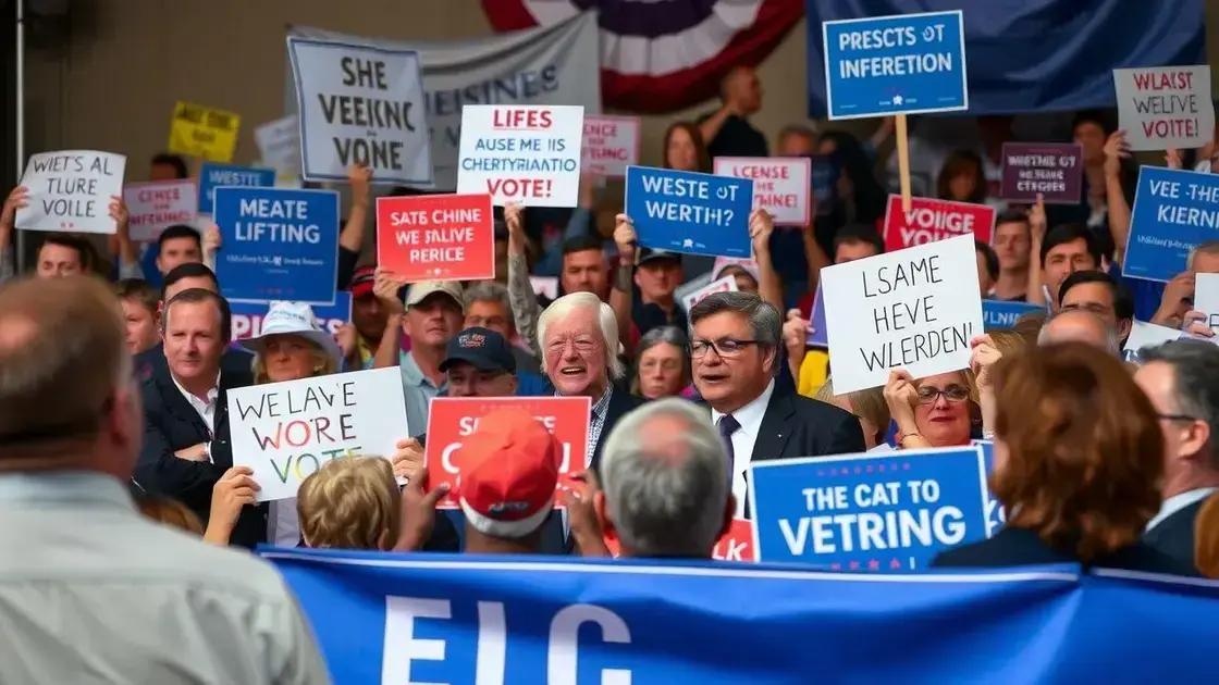 Impact of shifting opinions on upcoming elections