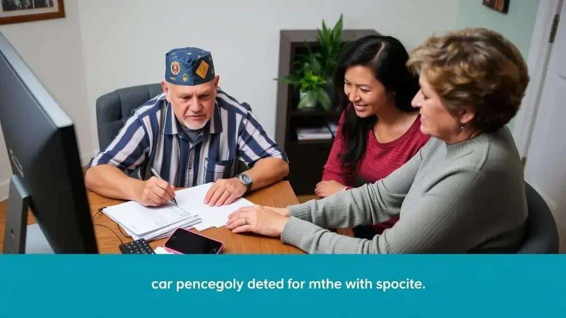 Steps to apply for veteran pension