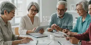 Seniors discussing 2025 Medicare changes and healthcare plans