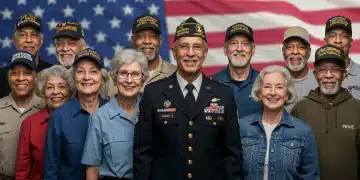 Veterans engaging in discussion about 2025 benefit updates