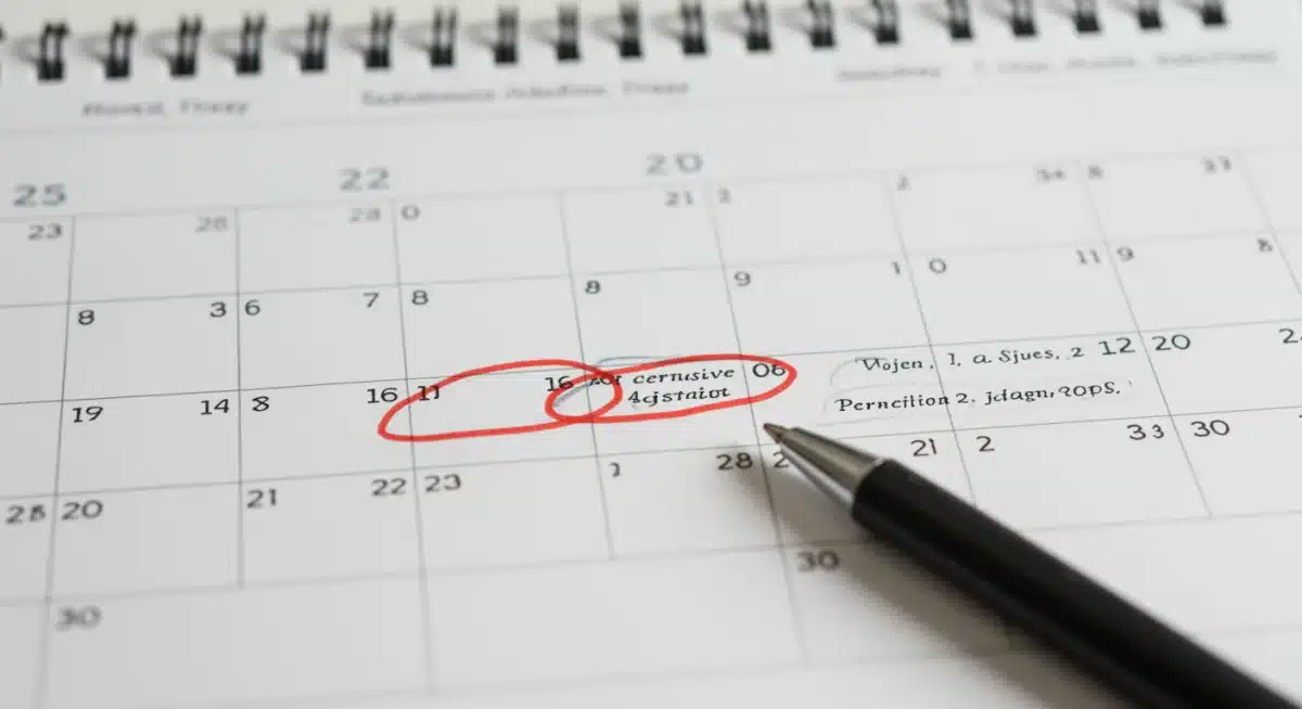 Calendar with 2026 highlighted for Social Security planning.