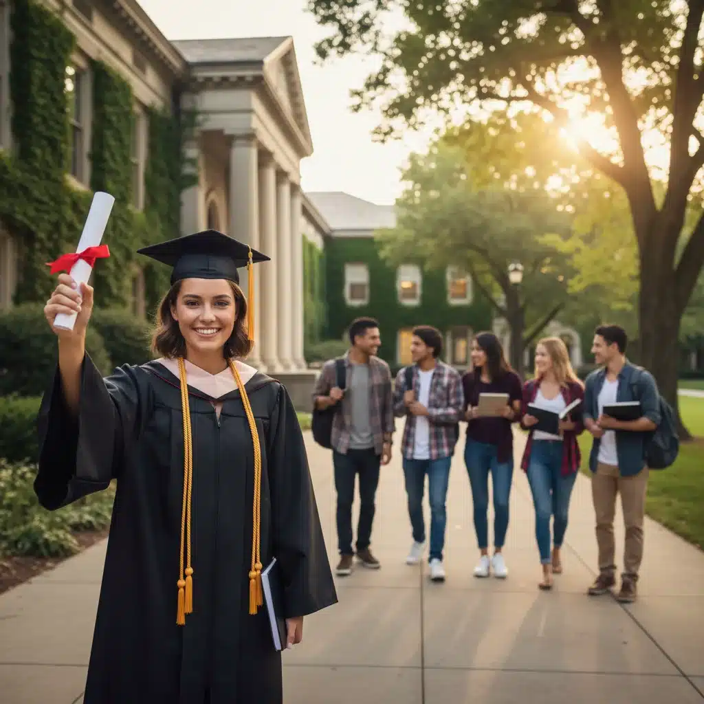 Student successfully entering university after completing an early college program, showcasing academic achievement.