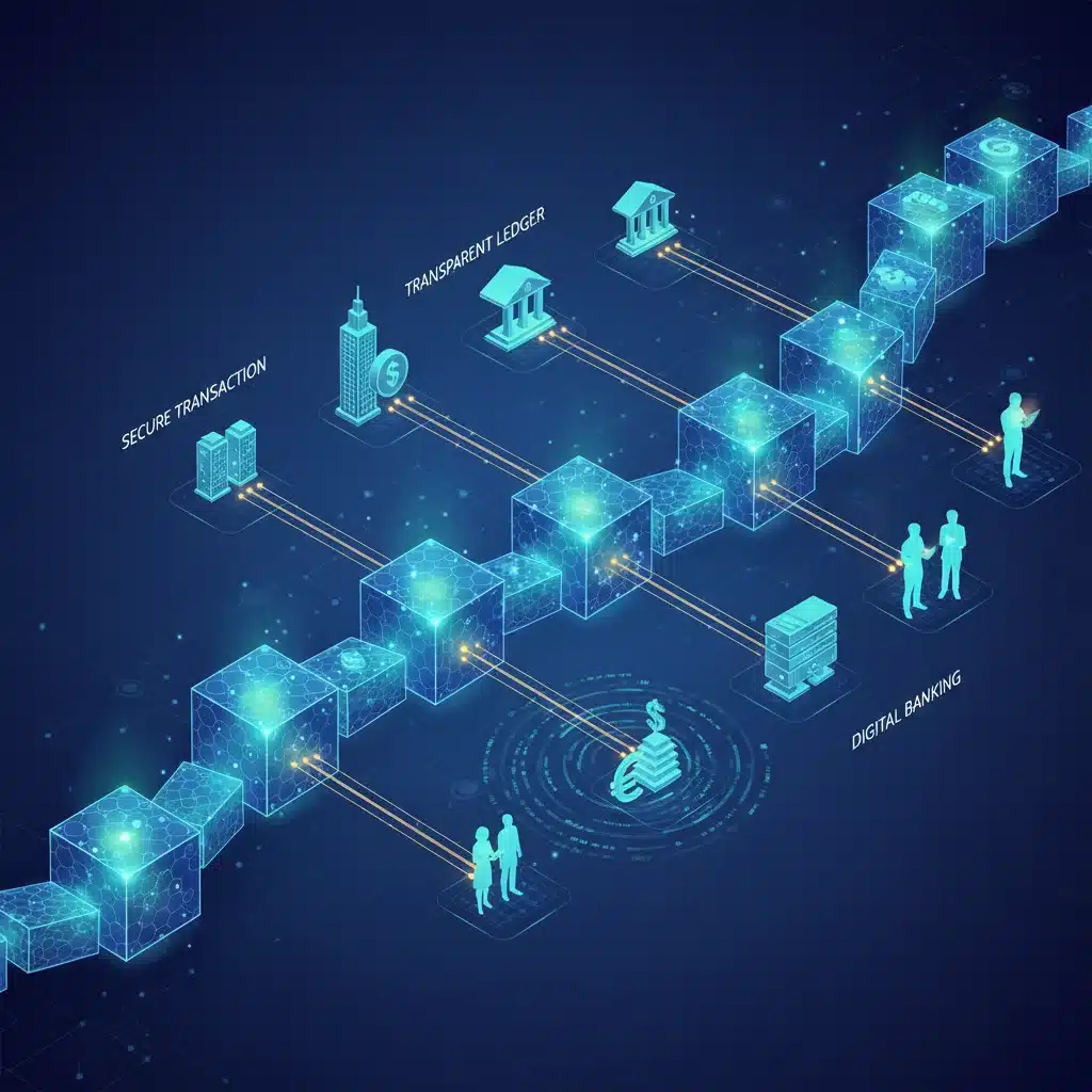 Blockchain technology securing digital financial transactions