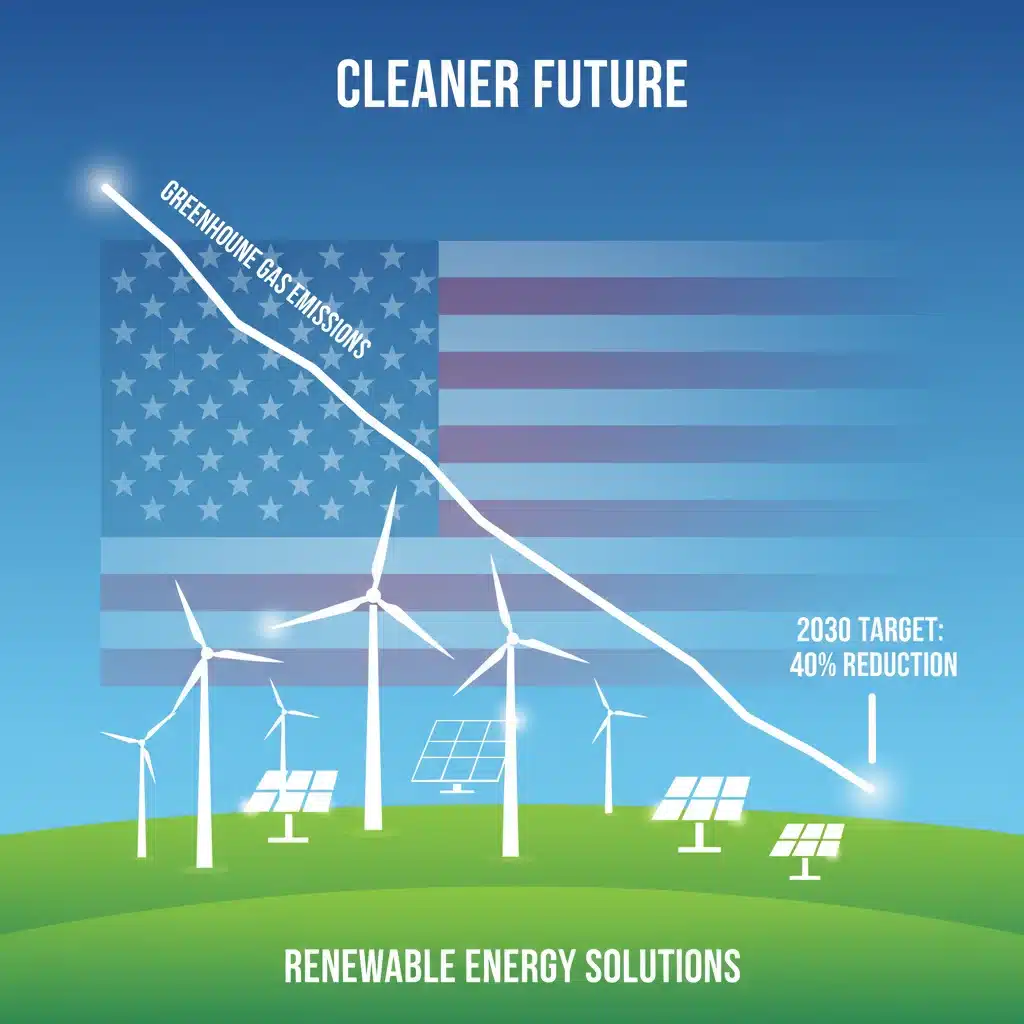 U.S. Climate Action: 40% Emissions Cut by 2030 & New Policies