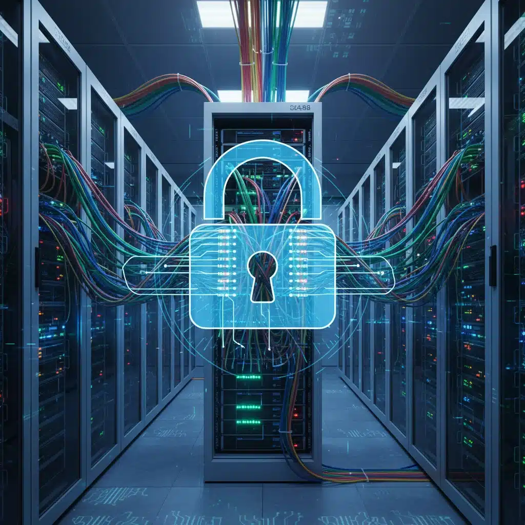 Advanced cybersecurity infrastructure securing critical data and operational technology.